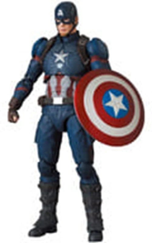 Экшн-фигурка MAFEX No.130 Captain America Avengers Endgame Marvel Medicom Япония - Изображение 2 из 4