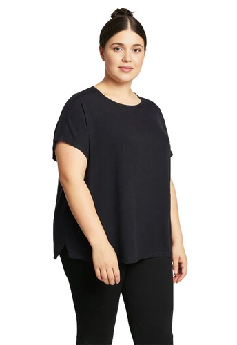 Women T-Shirt ID Ideology Women  Birdseye Mesh T Shirt Gray Size 3X