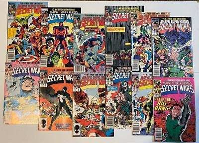 Marvel Super Heroes Secret Wars #1-12 Complete Run W/ #8 (1984) Nice Collection