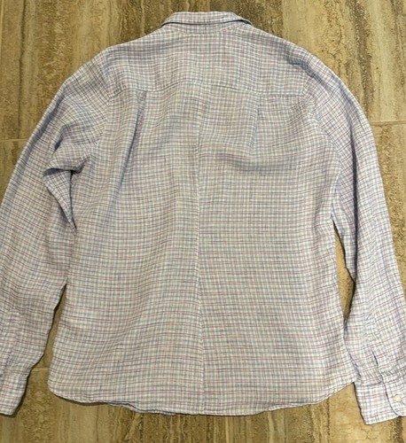 Camicia Frank & Eileen Barry blu con bottoni grande - Foto 13 di 13