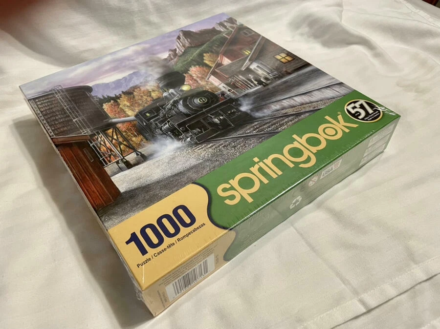 MOUNTAIN EXPRESS Train Springbok Puzzle 1000 pc Kevin Daniel Art NEW SEALED - Image 4 of 4