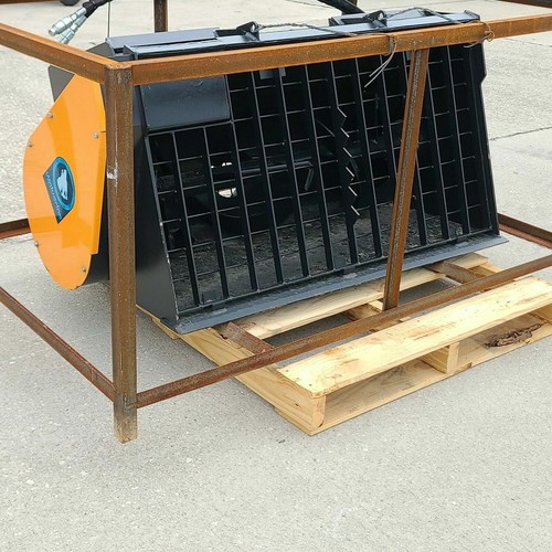 Wolverine Skid Steer Concrete Cement Mixer w/REMOTE for Bobcat Kubota