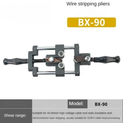 BX-90 High Voltage Cable Stripper Insulated Cable Stripping Tool Quick Stripper