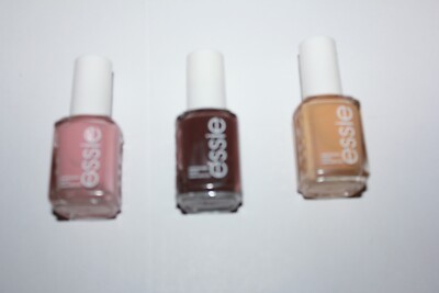 Essie Nail Lacquer Vernis NailPolish #170 ;#343 & #593 New LOT OF 3