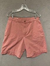 Murray's Toggery Shop Mens Size 32 Pink Chino Shorts Adult Cotton