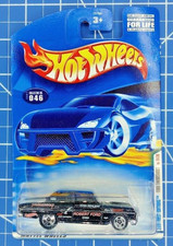 2001 Hot Wheels 46 First Editions 34/36 FORD THUNDERBOLT Black w/Chrome 5 Spoke
