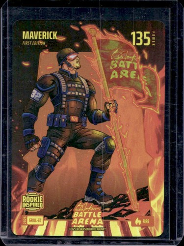 2026 Bo Jackson Battle Arena Maverick Grillin\' Battlefoil Rookie #GRILL-72