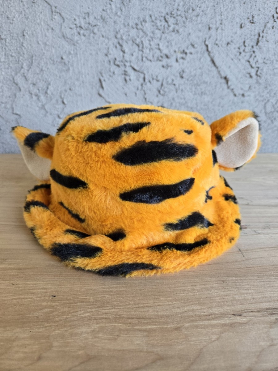 NWT Tokyo Disney 2025 TIGGER TIGER Fluffy Fur Bucket Hat w 