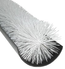 GroundMaster - White Gutter Guard Brush - Drain Debris Downpipe Leaves Filter