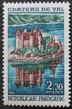 1966 TIMBRE FRANCE NEUF LUXE ** N° 1506 ** CHATEAU DE VAL A LANOBRE CANTAL