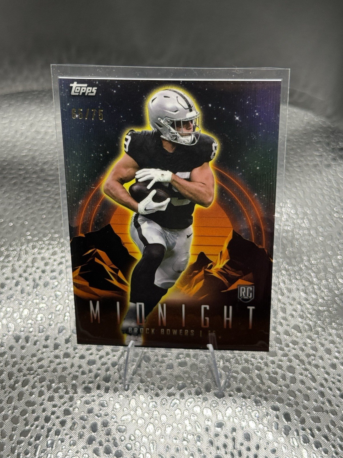 2024 Topps Midnight - Brock Bowers #49 Dusk /75 (RC)