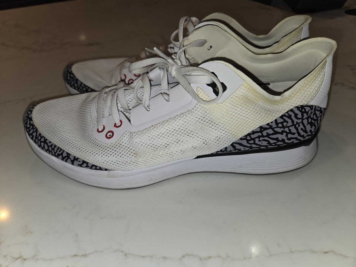 Air Jordan Racer 88 Running Shoes White Cement Mens Size 11.5 Pre-Owned | eBay