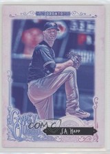 2017 Topps Gypsy Queen Missing Black Plate JA Happ #165 fm0