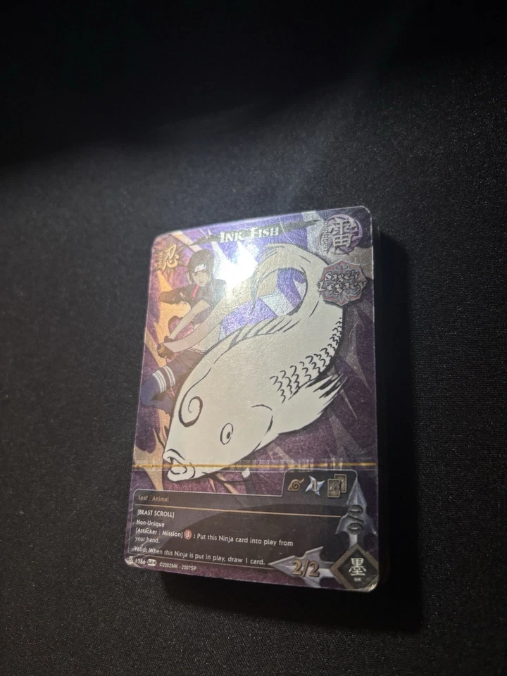 *SEALED* Naruto CCG - Ink Fish [Beast Scroll] 1386 Foil Promo x40 - Image 2 of 4