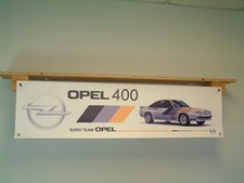 Opel 400 Banner Auto Rallye Werkstatt Garage Motorsport Wand Display