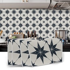 12Pcs Peel and Stick Backsplash 5.9x5.9 inch Tile Stickers, Wall Tile Decor f...