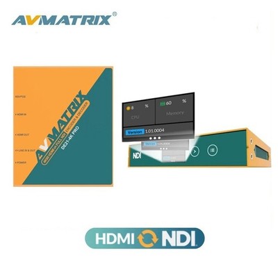 AVMATRIX DE21-4K PRO 4K HDMI Full NDI Bidirectional Conversion Video Codec