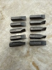 10 PIECE APEX # 445-4, SLOTTED TIP,  HEX SHAN...