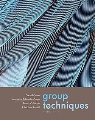 Group Techniques - Paperback, by Corey Gerald; Corey Marianne Schneider; - New h