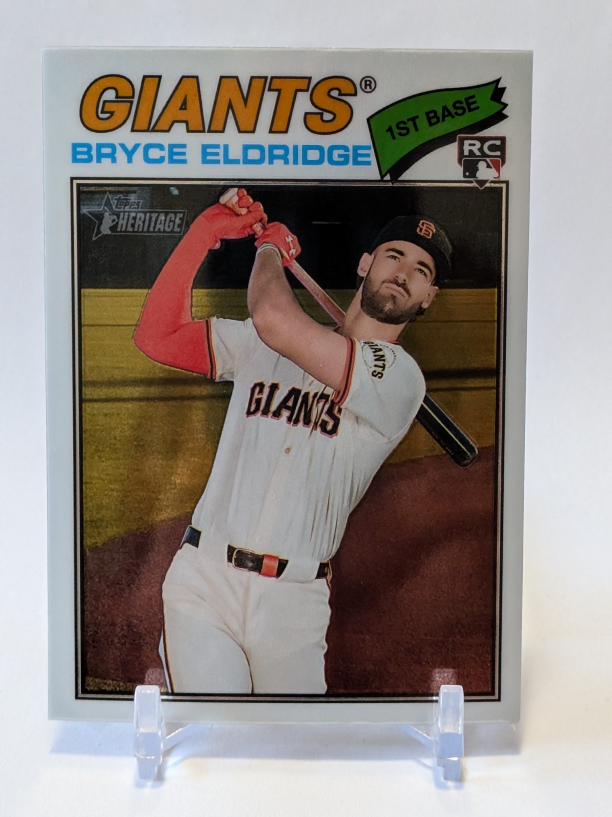 2026 Topps Heritage #310 Bryce Eldridge Chrome SF Giants - FREE SHIPPING