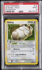2005 POKEMON EX DEOXYS #15 SLAKING-HOLO PSA 9 on eBay