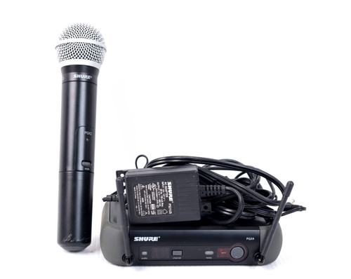 Shure PGX4 PGX2 Wireless Microphone System (644-662 MHz) w579