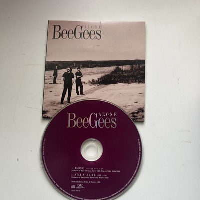 BEE GEES Alone w/ ULTRA RARE SINGLE MIX USA PROMO Radio DJ CD Single 1997
