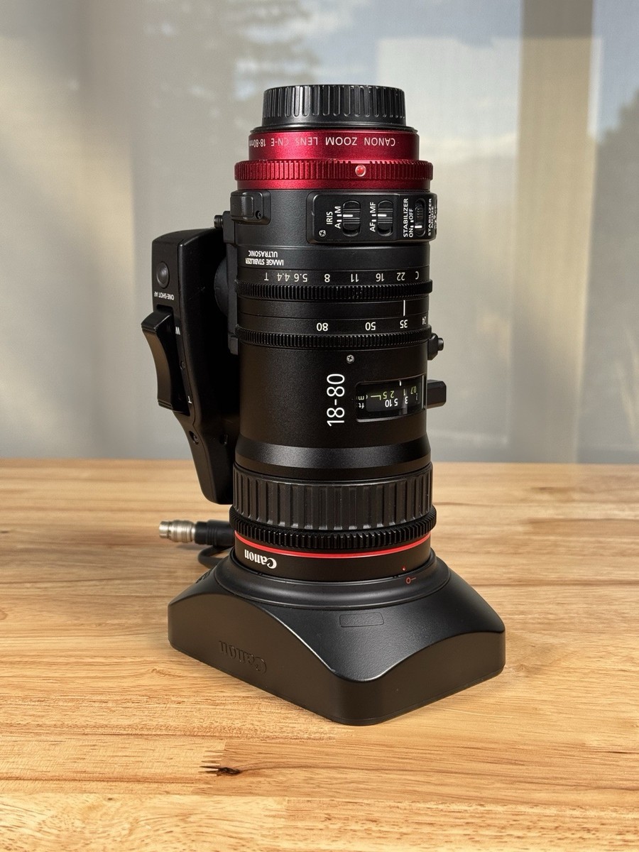 Canon COMPACT-SERVO CN-E 18-80mm T4.4 Cinema Zoom Lens for