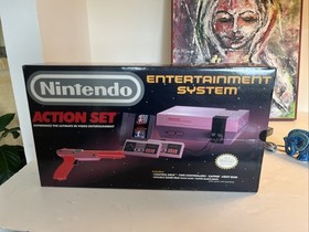 Console Nintendo NES Action Set scatola originale quasi completa