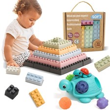 Baby Sensory Toys Turtle Toys Bright Color Textured Multi Soft Balls and Soft...