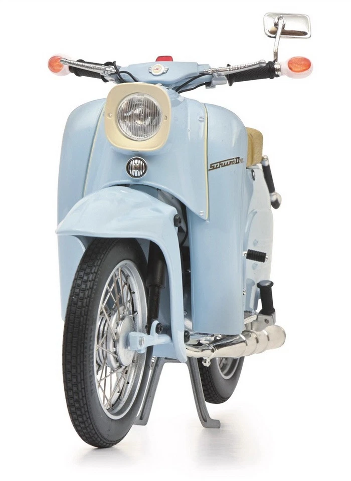 Schuco 1/10 Simson KR51/1 Blue Motorcycle Diecast Model Toy Gift NIB - Image 3 of 4