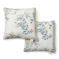Charming Foliage Indoor Outdoor Decorative Pillow 2-Pack Set, UV Fade Resista...