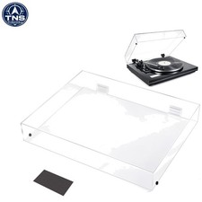 Acrylic Turntable Dust Cover for AT-LP120XUSB 18.9x15.75 inch with Shock Abso...