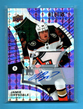 21-22 UPPER DECK ALLURE Jamie Drysdale ROOKIE PURPLE AUTO PATCH /10 WOW PATCH