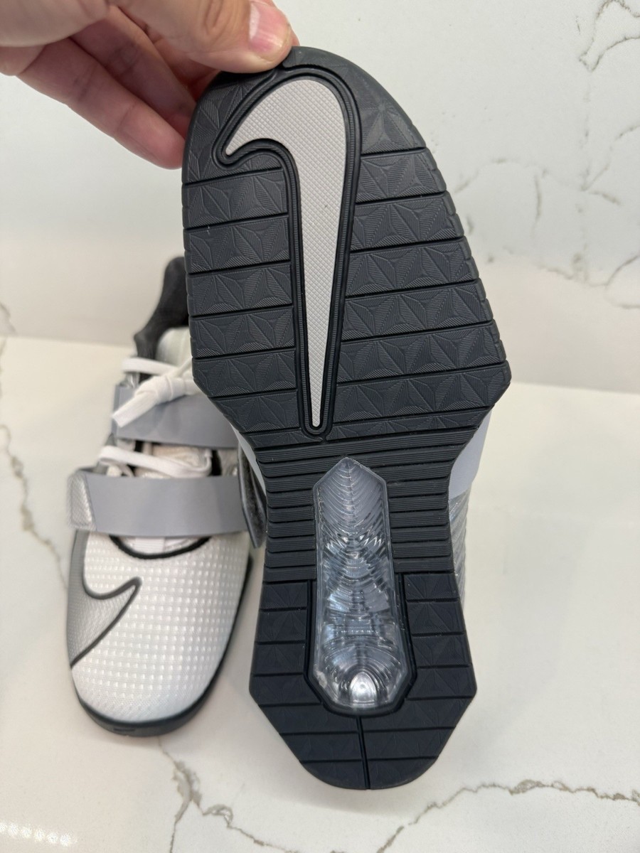 New Nike Romaleos 4 SE Weightlifting Shoes White/Wolf Grey FZ8663