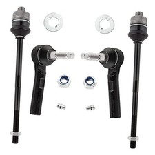 4pc Inner Outer Tie Rod End Kit ES3488 ES3609 Fits 2002-2006 Chevy