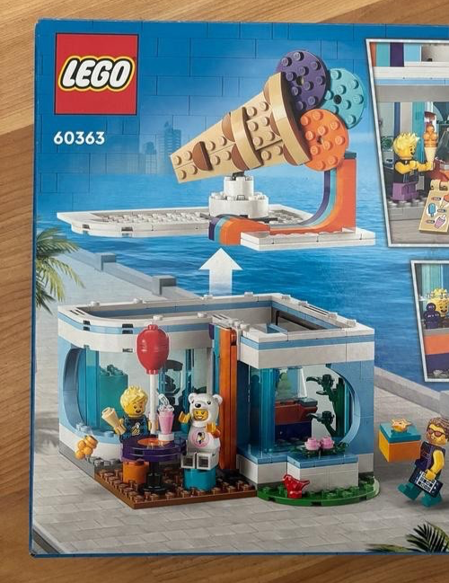 LEGO CITY: Ice-Cream Shop (60363) Building Set 296pcs Set