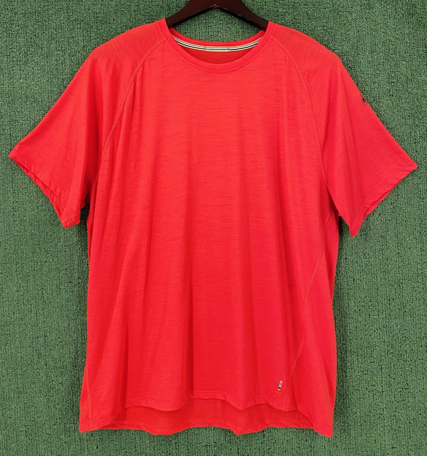 SmartWool Merino 150 Wool Blend Short Sleeve Base Layer Red Shirt Men’s Size 2XL
