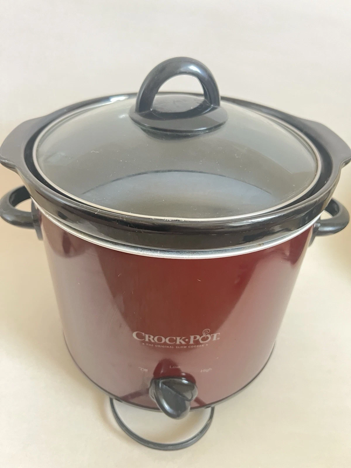 Crock-Pot Slow Cooker The Original Slow Cooker 4 Qt SCR400-RD