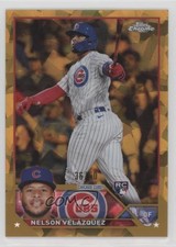 2023 Chrome Update Sapphire Edition Gold 36/50 Nelson Velazquez Velázquez 0uc