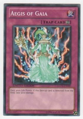 Aegis of Gaia - GLD3-EN050 - Common - Limited Edition Damaged