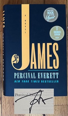 SIGNED James By Percival Everett 2021 1st Edition Doubleday HC Pulitzer NEW!