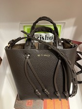 Etro Extra Small Essential Leather Shopping B...