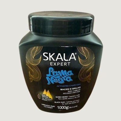 Skala Expert Lama Negra Activated Charcoal Hair Treatment Mask 1000g Vegan