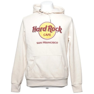 Hard Rock, Kapuzenpullover, Größe: S, Beige, Baumwolle/Polyester, Print #HeB