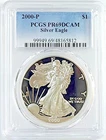 2000-P Proof American Silver Eagle PCGS PR 69 DCAM Ultra Deep Cameo