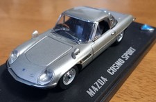 Kyosho Mazda Cosmo Sport 1/43 Silver Diecast Model Car, Near Mint
