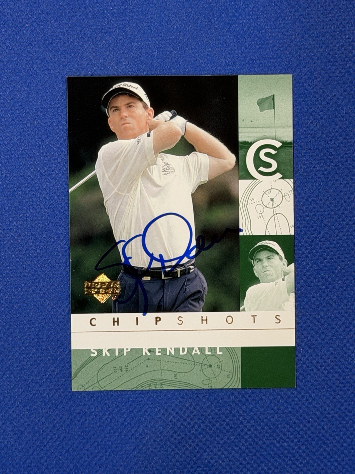 2002 Upper Deck Chip Shots #97 Skip Kendall RC signed Auto autograph X-