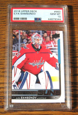 Ilya Samsonov 2018-19 Upper Deck #463 RC PSA Graded GEM MINT 10 cards $ CAPITALS
