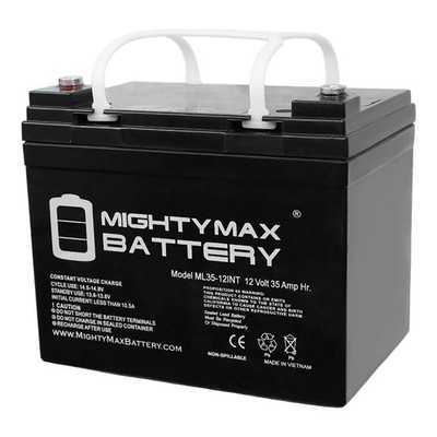 Mighty Max 12V 35AH SLA Internal Thread Replacement for CSB GP12340